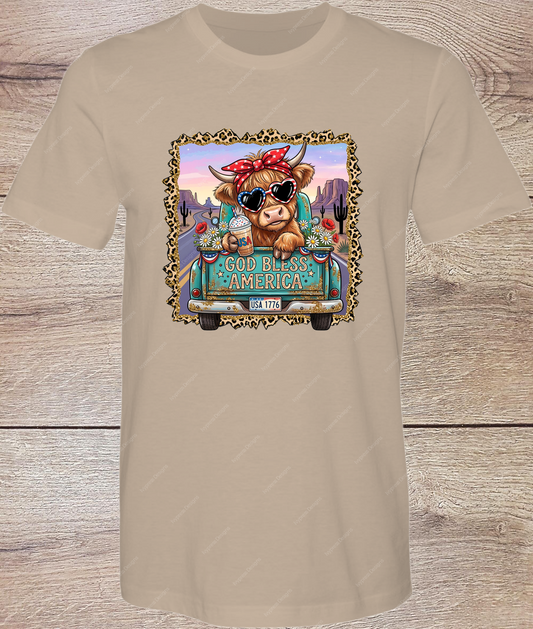 Highland USA Truck - Short Sleeve Front