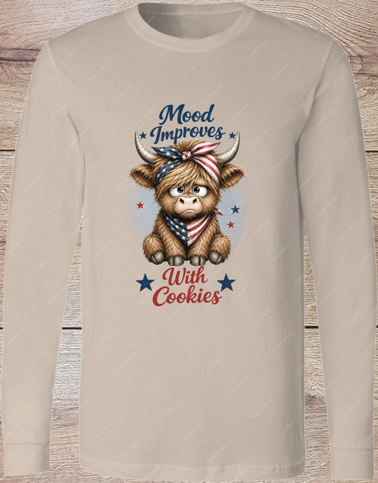Mood Improves  - Long Sleeve Front