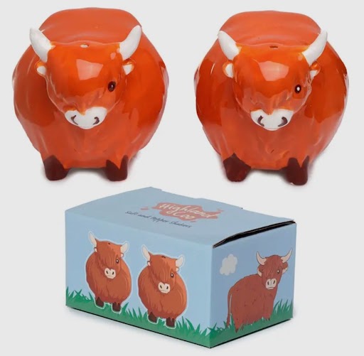 Highland Cow Salt and Pepper Shaker